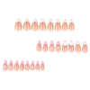 12 Sizes-24 Pcs Press On Nails JP3866