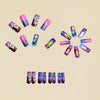 12 Sizes-24 Pcs Press On Nails Y975