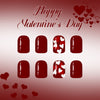 12 Sizes-24 Pcs Press On Nails C1477