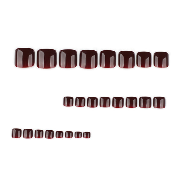 12 Sizes-24 Pcs Press On Nails JP4261