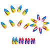 12 Sizes-24 Pcs Press On Nails Y1882