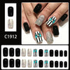 12 Sizes-24 Pcs Press On Nails C1912