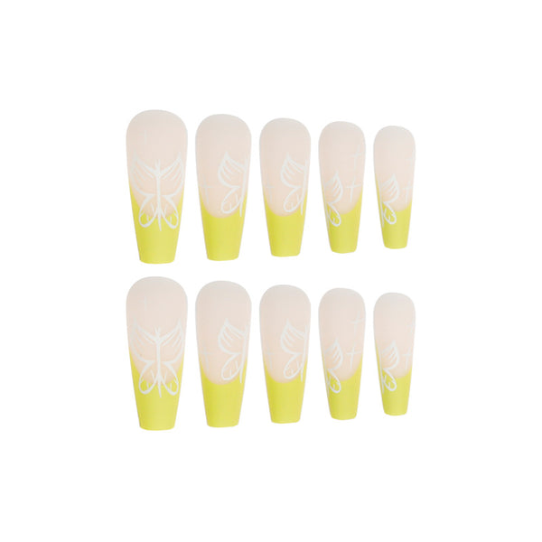 12 Sizes-24 Pcs Press On Nails JP1619