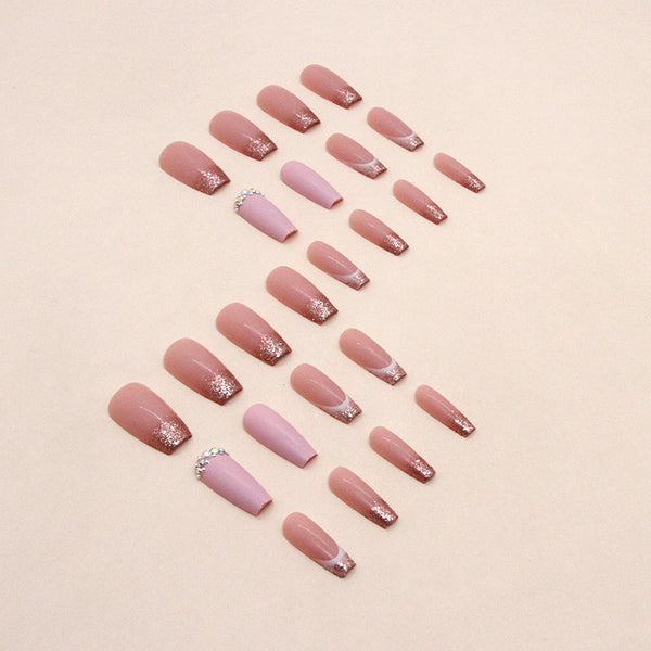 12 Sizes-24 Pcs Press On Nails Z738