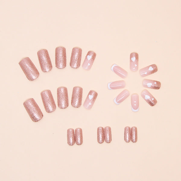 12 Sizes-24 Pcs Press On Nails W1520