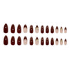 12 Sizes-24 Pcs Press On Nails Z1320