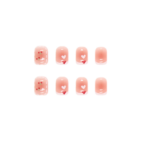12 Sizes-24 Pcs Press On Nails R560