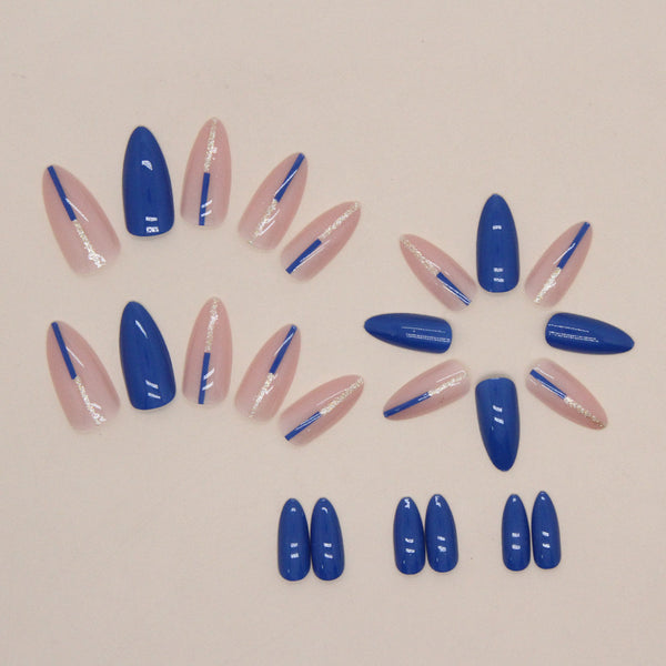 12 Sizes-24 Pcs Press On Nails W636