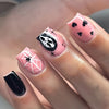 12 Sizes-24 Pcs Press On Nails Y128