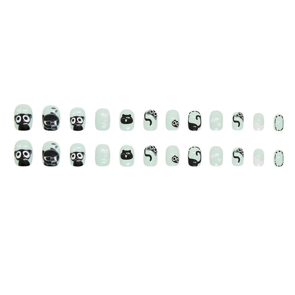 12 Sizes-24 Pcs Press On Nails K005