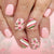 12 Sizes-24 Pcs Press On Nails C1290