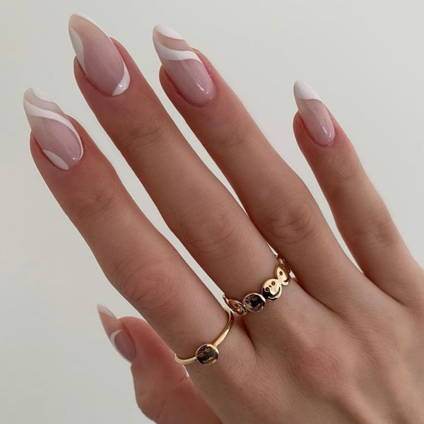 12 Sizes-24 Pcs Press On Nails W005