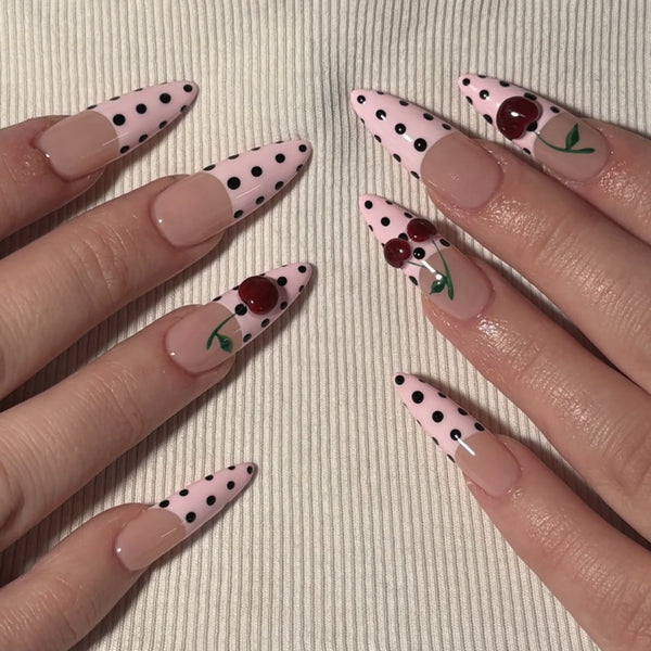 12 Sizes-24 Pcs Press On Nails JP4337