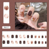 12 Sizes-24 Pcs Press On Nails R617