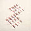 12 Sizes-24 Pcs Press On Nails W363