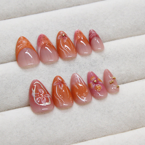 30 Pcs Press On Nails Z949