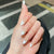 12 Sizes-24 Pcs Press On Nails W2135