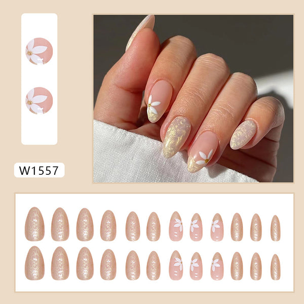 12 Sizes-24 Pcs Press On Nails W1557