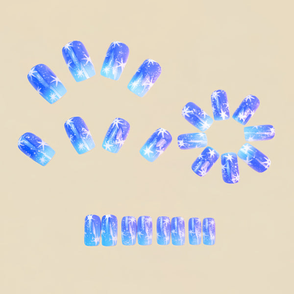 12 Sizes-24 Pcs Press On Nails Y1652