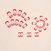 12 Sizes-24 Pcs Press On Nails W859