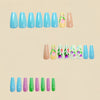 12 Sizes-24 Pcs Press On Nails Y493