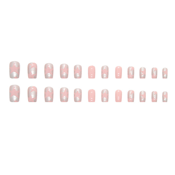 12 Sizes-24 Pcs Press On Nails W245