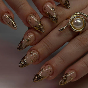 12 Sizes-24 Pcs Press On Nails MOS009