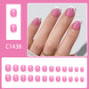 12 Sizes-24 Pcs Press On Nails C1438