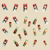 12 Sizes-24 Pcs Press On Nails Y231