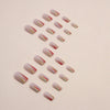 12 Sizes-24 Pcs Press On Nails W1244