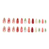 12 Sizes-24 Pcs Press On Nails W2015