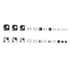 12 Sizes-24 Pcs Press On Nails F046