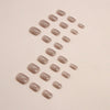 12 Sizes-24 Pcs Press On Nails W1248