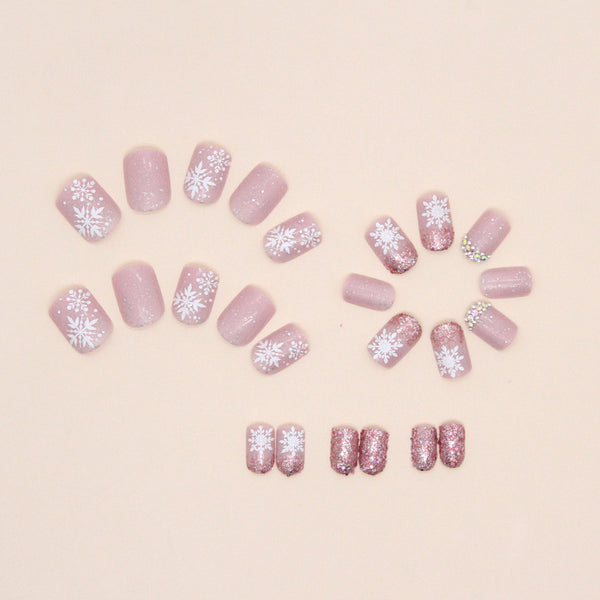 12 Sizes-24 Pcs Press On Nails Z715
