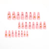 12 Sizes-24 Pcs Press On Nails JP1061