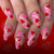 12 Sizes-24 Pcs Press On Nails C1512
