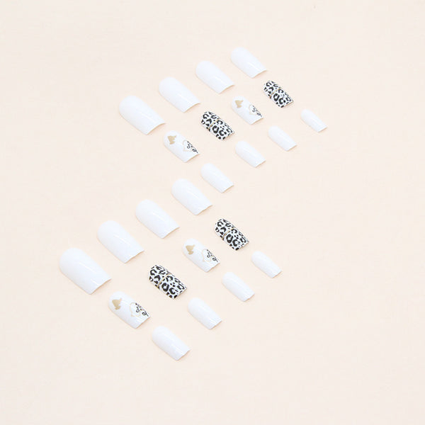 12 Sizes-24 Pcs Press On Nails W519