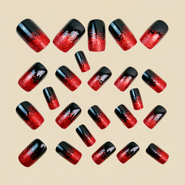 12 Sizes-24 Pcs Press On Nails Y1623