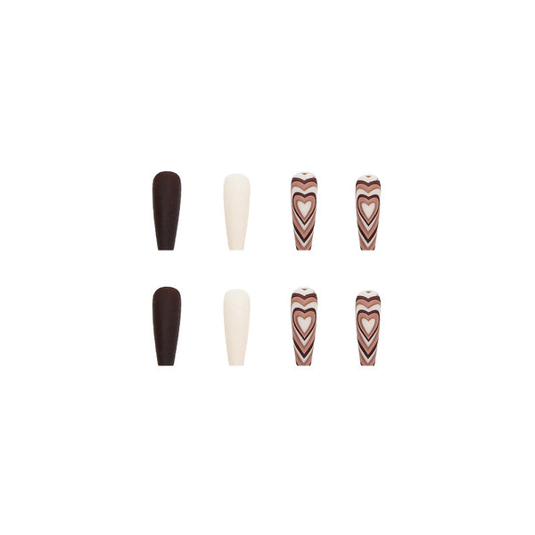 12 Sizes-24 Pcs Press On Nails W122
