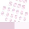 12 Sizes-24 Pcs Press On Nails JP3712