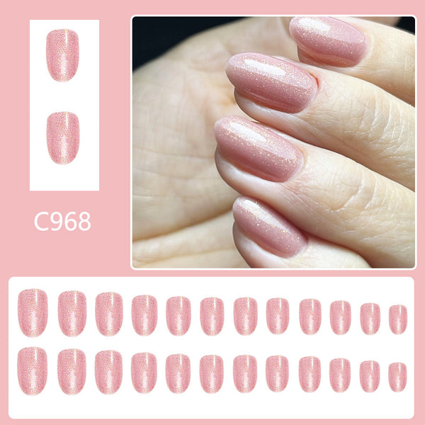 12 Sizes-24 Pcs Press On Nails C968