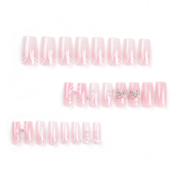 12 Sizes-24 Pcs Press On Nails JP2792