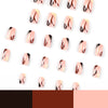 12 Sizes-24 Pcs Press On Nails JP2218