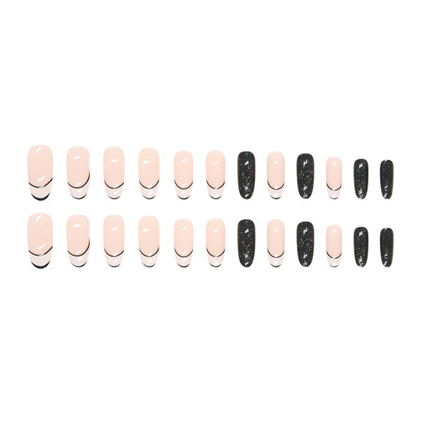 12 Sizes-24 Pcs Press On Nails W939