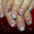 12 Sizes-24 Pcs Press On Nails C1261