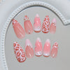 12 Sizes-24 Pcs Press On Nails Z1284