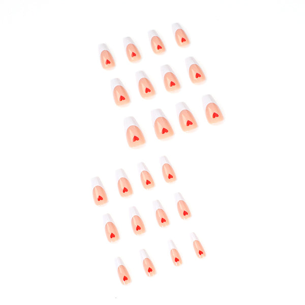 12 Sizes-24 Pcs Press On Nails JP1339