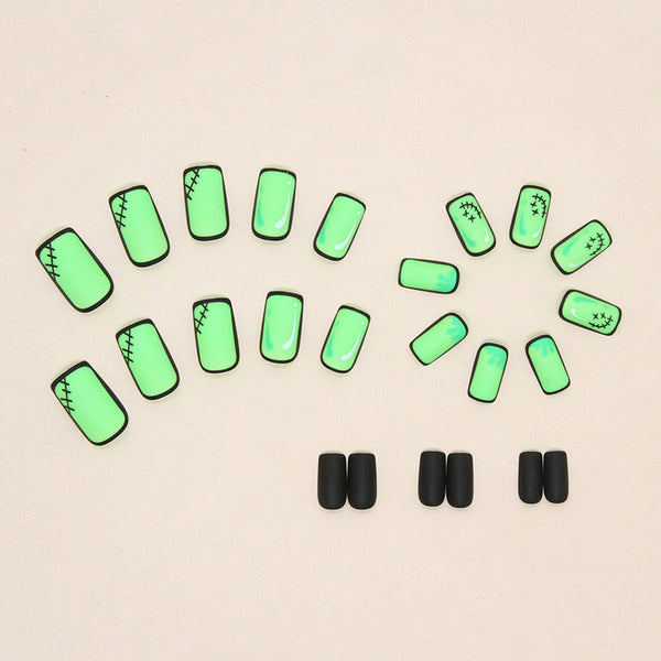 12 Sizes-24 Pcs Press On Nails W301