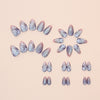12 Sizes-24 Pcs Press On Nails W1724