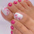 12 Sizes-24 Pcs Press On Nails Y1036